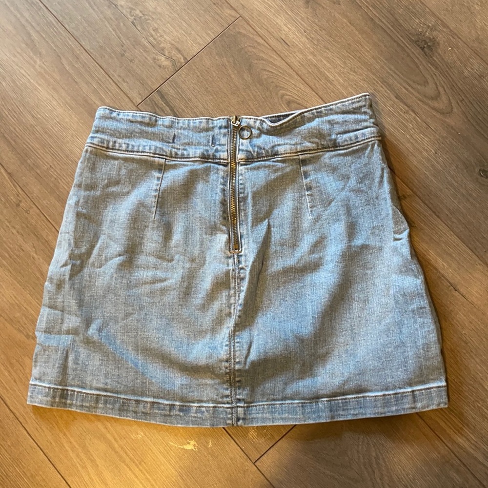 forever 21 denim skirt